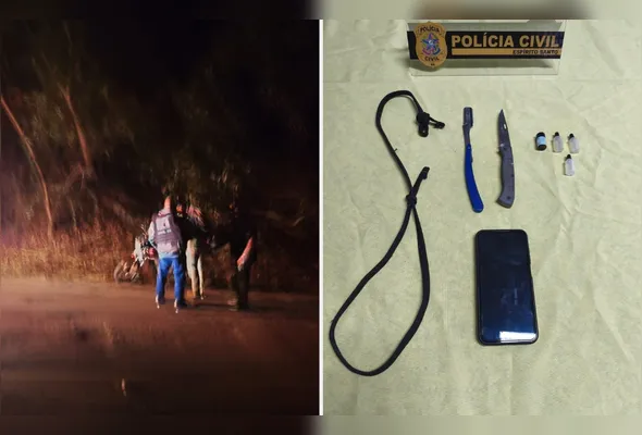 Suspeito foi detido e material em sua casa apreendido