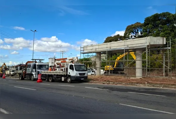 Alterações serão feitas para o içamento das vigas do viaduto do Contorno de São Domingos