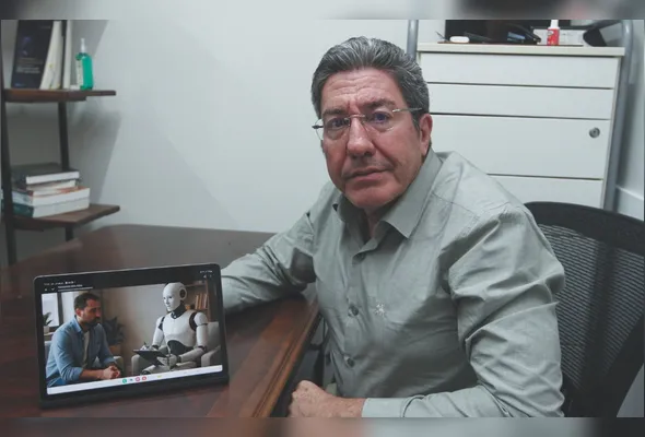 Elizeu Batista Borloti destaca  que a IA não oferece acolhimento no sentido em 
que a psicoterapia oferece
