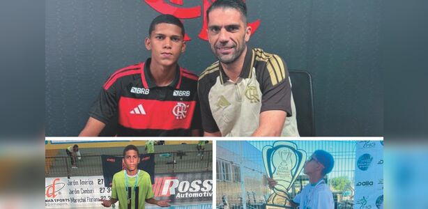Capixaba assina primeiro contrato com o Flamengo