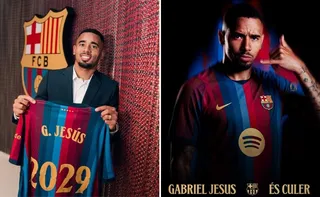 Imagem ilustrativa da imagem Barcelona anuncia contratação do atacante Gabriel Jesus