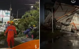 Imagem ilustrativa da imagem Ciclone causa estragos no Sul, suspende aulas e coloca Sudeste em alerta