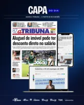 Imagem ilustrativa da imagem Confira os destaques do jornal A Tribuna desta segunda-feira