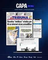 Imagem ilustrativa da imagem Confira os destaques do jornal A Tribuna desta sexta-feira