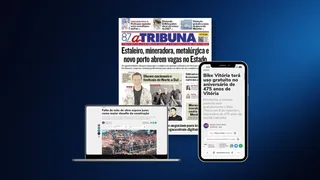 Imagem ilustrativa da imagem Confira os destaques do jornal A Tribuna desta sexta-feira