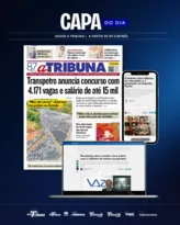 Imagem ilustrativa da imagem Confira os destaques do jornal A Tribuna desta terça-feira