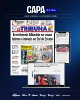 Imagem ilustrativa da imagem Confira os destaques do jornal A Tribuna deste domingo