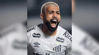 Imagem ilustrativa da imagem Neymar dá assistências e Gabigol faz o 100º pelo Santos em virada contra o Macará