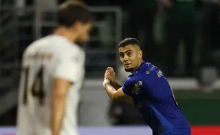 Imagem ilustrativa da imagem Palmeiras atropela um Santos sem Neymar e abre vantagem nas quartas