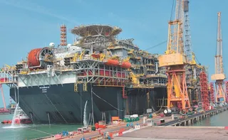 Imagem ilustrativa da imagem Plataforma de petróleo gigante tem peças produzidas no Espírito Santo