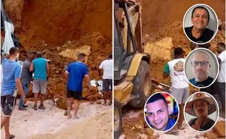 Imagem ilustrativa da imagem Três pessoas da mesma família e dono de distribuidora são as vítimas de desabamento