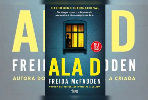 Livro "Ala D", da escritora Freida McFadden