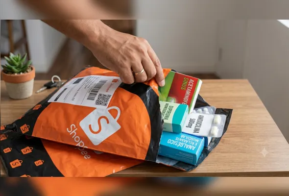 Imagem ilustrativa da imagem Anvisa libera venda de remédios por farmácias na Shopee