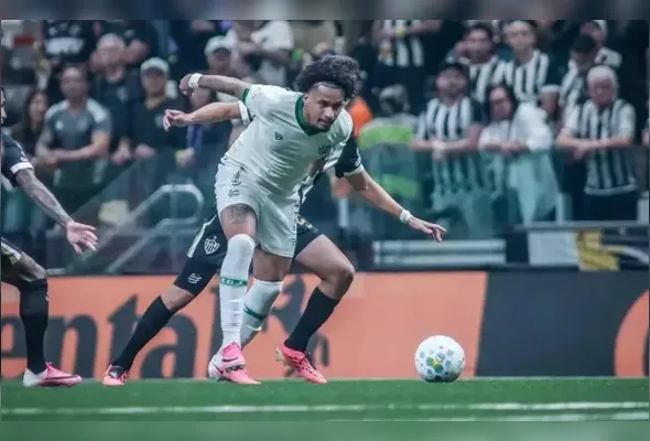 As traves impediram que o placar se movimentasse na Arena MRV.