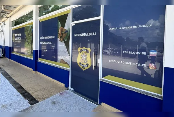 Seção Regional de Medicina Legal (SML), da Polícia Científica, em Cachoeiro de Itapemirim