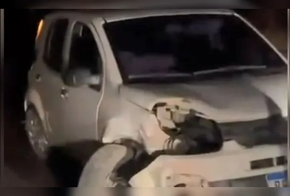 Apesar da sequência de impactos, o motorista não se feriu