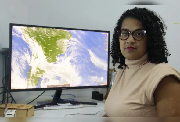 Kyssyanne Oliveira explica que a chuva, apesar de expressiva, ocorreu em período em que  predomina o tempo seco