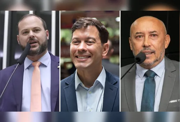 Dr. Victor Linhalis, Arnaldinho Borgo e Anadelso Pereira parecem não falar a mesma língua