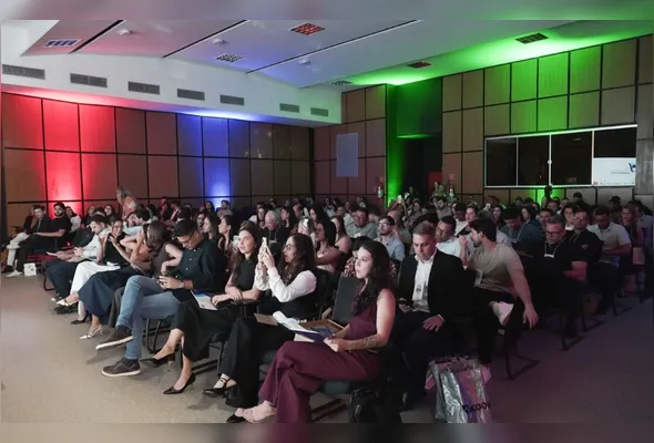 Participantes da 6ª edição do Fórum Liberdade, Atitude e Empreendedorismo, em Aracruz