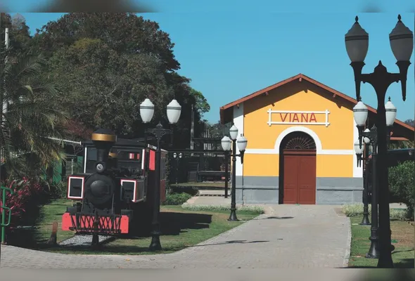 Estação Ferroviária Leonardo de Souza, que tem mais de 130 anos de história, pode ser visitada todos os dias