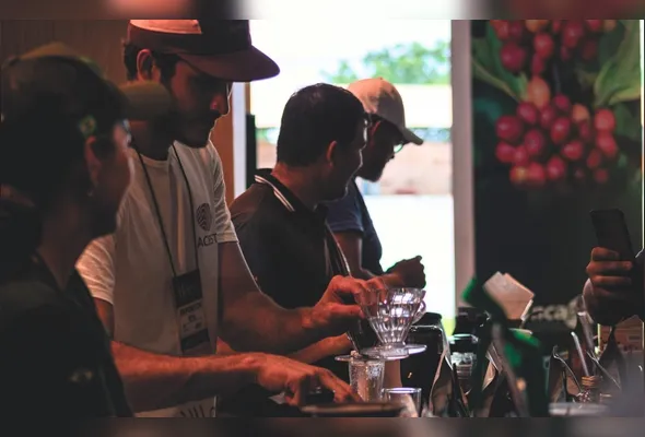 Feira do setor de café no Norte