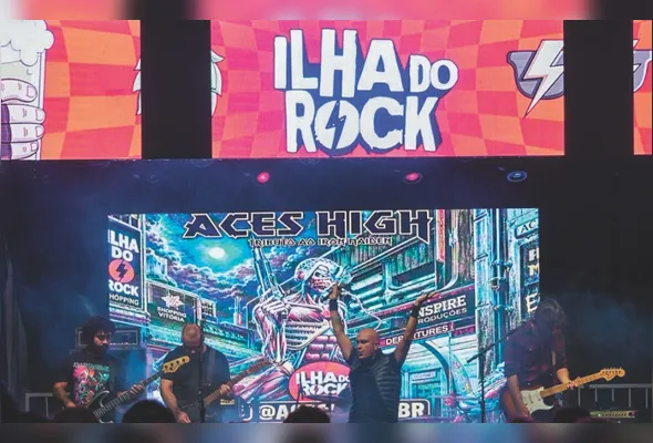 A banda Aces High vai levar heavy metal para a programação de terça-feira