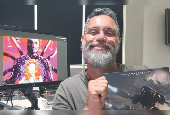 Jean Diaz trocou a Odontologia pela ilustração e hoje desenvolve projetos para Disney, DC Comics e editoras internacionais