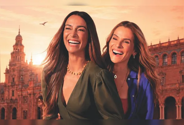Mônica Martelli e Ingrid Guimarães são amigas na vida real