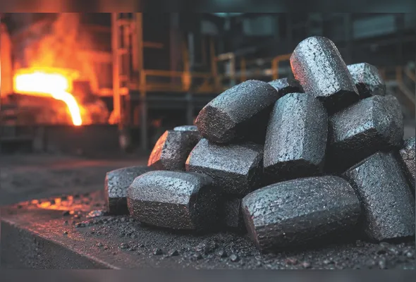 HBI, ou Hot Briqueted Iron, um tipo ferro que pode ser produzido em Anchieta: participação da Vale no projeto