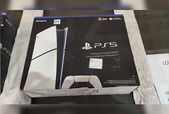 Novo leilão da Receita tem PS5 por R$ 577