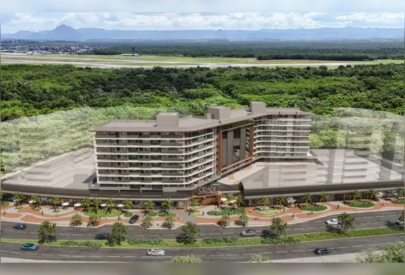 Projeção do novo empreendimento em Jardim Camburi, que terá duas torres com apartamentos de três e quatro quartos