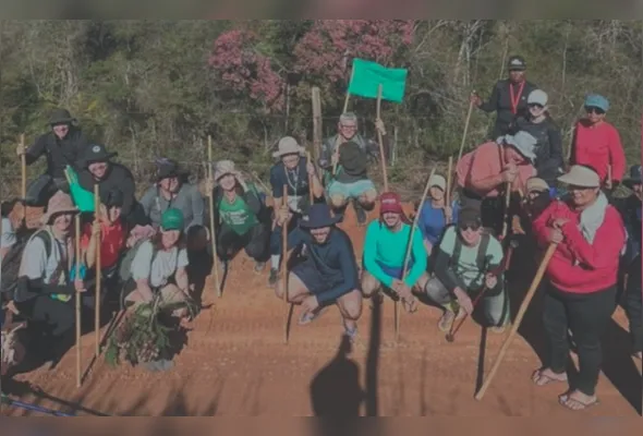 Peregrinação ecológica reúne fiéis em caminhada de fé e conexão com a natureza entre Ibiraçu e Colatina
