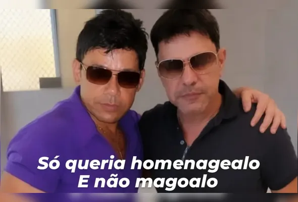 Sózia de Zezé Di Camargo publicou foto declarando que não queria magoar o artista