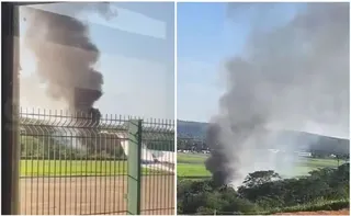 Imagem ilustrativa da imagem Aeronave da Polícia Militar cai em Minas Gerais; três pessoas morrem