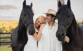 Imagem ilustrativa da imagem Ana Hickmann e Edu Guedes se casam em fazenda de 1820; veja detalhes