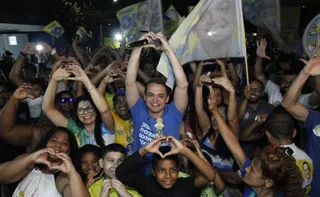 Imagem ilustrativa da imagem Após confirmação de segundo turno com Ricardo, Pazolini diz: "Certeza da vitória"