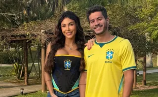 Imagem ilustrativa da imagem Arthur Aguiar e Jheny Santucci reatam casamento e revelam nome da filha