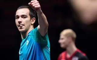 Imagem ilustrativa da imagem Calderano derrota favorito Felix Lebrun e avança à semi do China Smash