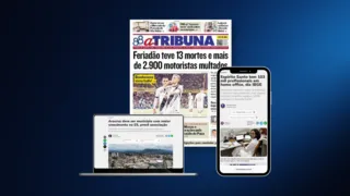 Imagem ilustrativa da imagem Confira os destaques do jornal A Tribuna desta quarta-feira