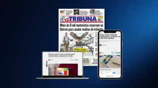 Imagem ilustrativa da imagem Confira os destaques do jornal A Tribuna desta quarta-feira