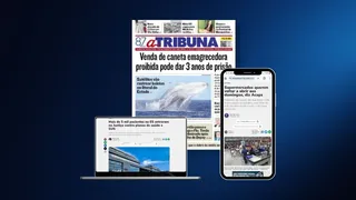 Imagem ilustrativa da imagem Confira os destaques do jornal A Tribuna desta quinta-feira