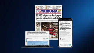 Imagem ilustrativa da imagem Confira os destaques do jornal A Tribuna desta segunda-feira