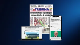Imagem ilustrativa da imagem Confira os destaques do jornal A Tribuna desta sexta-feira