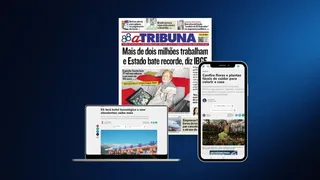 Imagem ilustrativa da imagem Confira os destaques do jornal A Tribuna desta sexta-feira