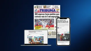 Imagem ilustrativa da imagem Confira os destaques do jornal A Tribuna desta sexta-feira