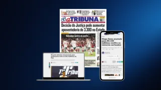 Imagem ilustrativa da imagem Confira os destaques do jornal A Tribuna desta sexta-feira