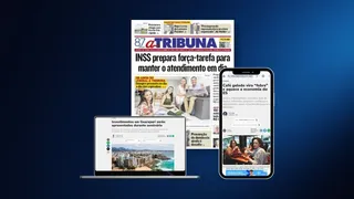 Imagem ilustrativa da imagem Confira os destaques do jornal A Tribuna desta terça-feira