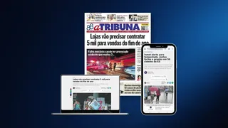 Imagem ilustrativa da imagem Confira os destaques do jornal A Tribuna desta terça-feira