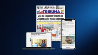 Imagem ilustrativa da imagem Confira os destaques do jornal A Tribuna desta terça-feira