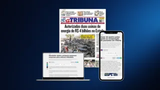 Imagem ilustrativa da imagem Confira os destaques do jornal A Tribuna desta terça-feira